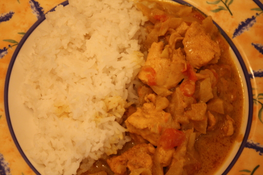 Curry de poulet