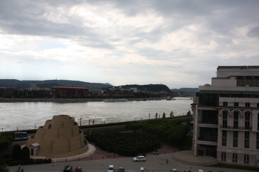 Vue sur le Danube depuis le Müpa