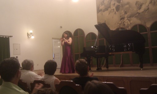 Júlia Hámos au Liszt Ferenc Kamaterem Concert Hall